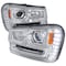 Spec-D Tuning 02-09 Chevrolet Trailblazer Projector Headlight Chrome Housing 2LHP-TBLZ02-V2-RS - alternate 1